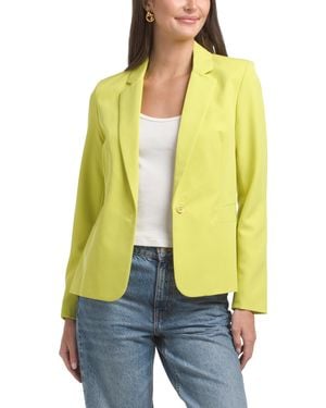 TJ Maxx Single Button Fully Lined Nolita Blazer, Spandex/Polyester - Multicolor