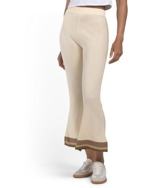 TJ Maxx Florida Knit Pants - Natural
