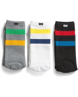 TJ Maxx 3Pk Ready For Everything Cushioned Crew Socks For Spandex/Cotton/Polyester - Blue