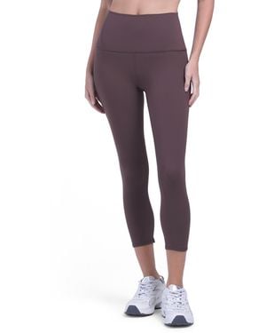 TJ Maxx High Rise Booty Shaping Capri Pants, Spandex/Polyester - Purple