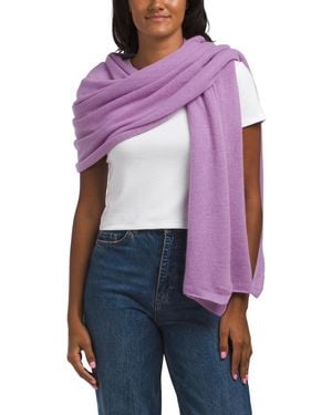 TJ Maxx Cashmere Wrap Scarf - Purple
