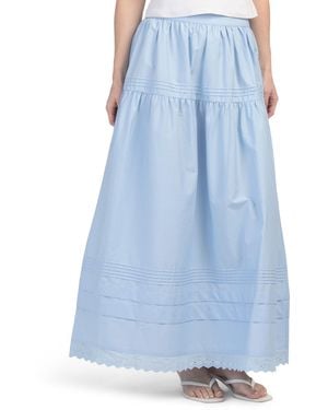 TJ Maxx Beth Skirt For Cotton - Blue