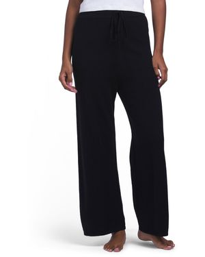 TJ Maxx Cashmere Wide Leg Lounge Pants For - Black