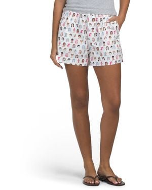 TJ Maxx Amina Shorts For Cotton - White