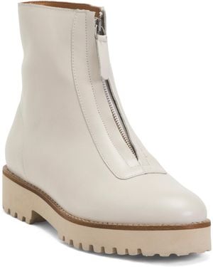TJ Maxx Leather Paina Booties For - White