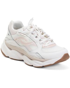 TJ Maxx Wide Width Rezorb Mx Walking Sneakers For Leather - White