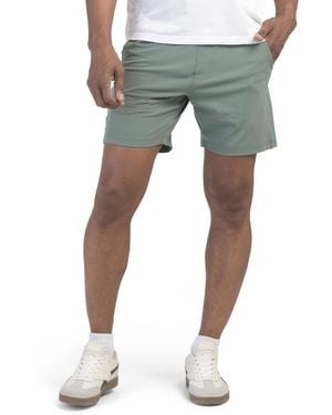 TJ Maxx Stretch Knit Shorts For Spandex/Polyester - Blue