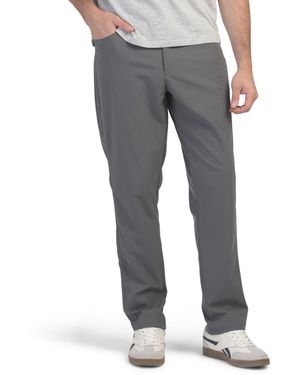 TJ Maxx Six Pocket Stretch Pants For Polyester - Gray