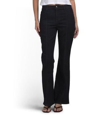 TJ Maxx High Rise Seamed Flare Jeans For Spandex/Cotton/Polyester - Black