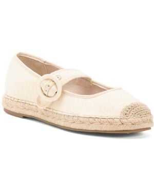 TJ Maxx Pannie Mary Jane Espadrille Flats For - Natural