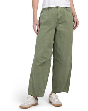 TJ Maxx Barrel Jeans For Cotton - Green