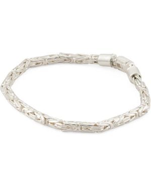 TJ Maxx Sterling Plated Byzantine Bracelet - White