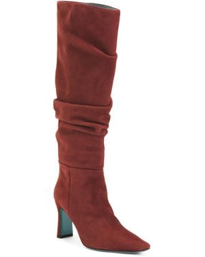 TJ Maxx Suede Forte High Heeled Boots For Leather/Suede - Red