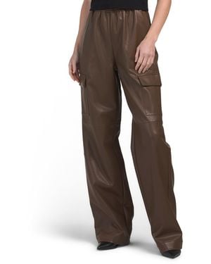 TJ Maxx Edwina Cargo Pants For Polyester/Leather/Viscose - Brown