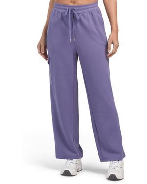 TJ Maxx Scuba Cargo Pants, Spandex/Polyester/Rayon - Purple