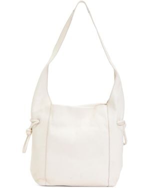 TJ Maxx Leather Seneca Drawstring Shoulder Bag For - White