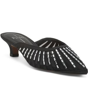 TJ Maxx Inka Heeled Mules For - Black