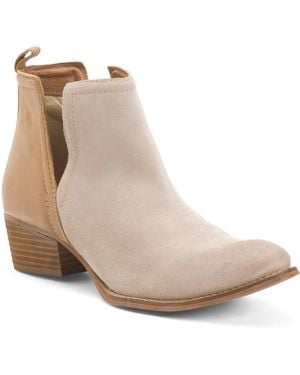 TJ Maxx Suede Stop By Boots For Leather/Suede - Natural