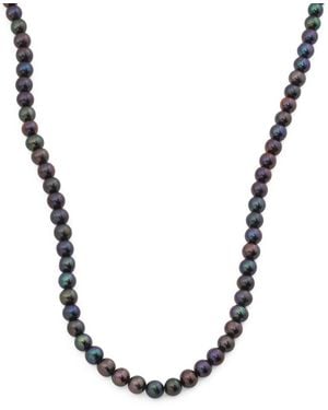 TJ Maxx Sterling Pearl Necklace - Metallic