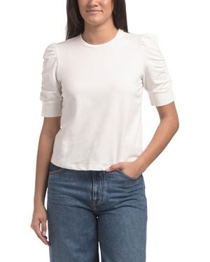 TJ Maxx Skippy Top For Spandex/Cotton/Polyester - White