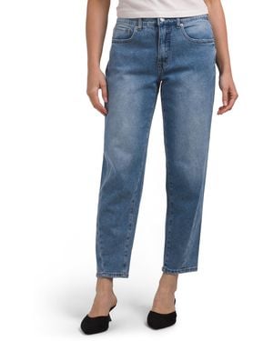 TJ Maxx Ankle Barrel Leg Jeans For Spandex/Cotton/Polyester - Blue