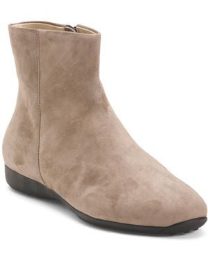 TJ Maxx Suede Jade Ankle Boots For Leather/Suede - Natural