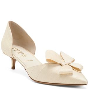 TJ Maxx Cliff Heels For Leather - Natural