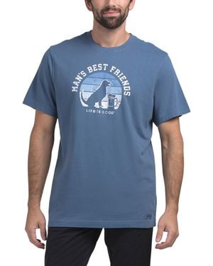 TJ Maxx Best Friend T-Shirt For Cotton - Blue