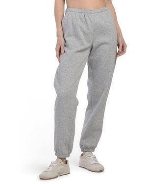 TJ Maxx Thin Waistband Cinched Sweatpants, Cotton/Polyester - Gray