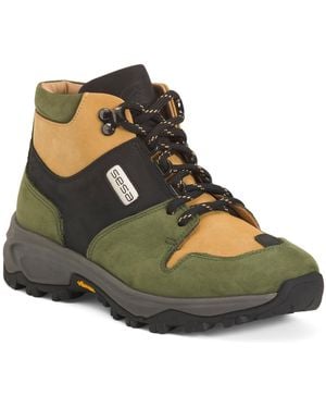TJ Maxx Suede Anchorage Lace Up Hiker Boots For Leather/Suede - Green