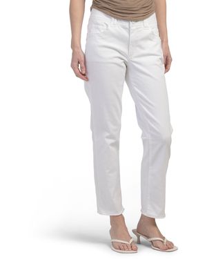 TJ Maxx Ab Technology Slim Straight Frayed Cuffs Jeans For Spandex/Cotton/Polyester - Gray