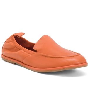 TJ Maxx Leather Loafers For - Orange