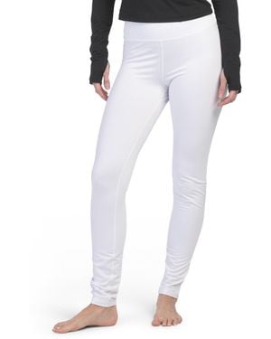 TJ Maxx Wide Base Layer Tights, Spandex/Polyester - Blue