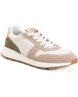TJ Maxx Suede Travel Lite Retro Sneakers For - White