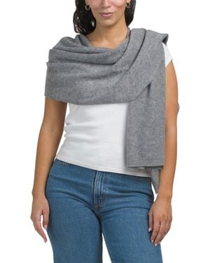 TJ Maxx Cashmere Essential Mini Travel Wrap Scarf For - Blue