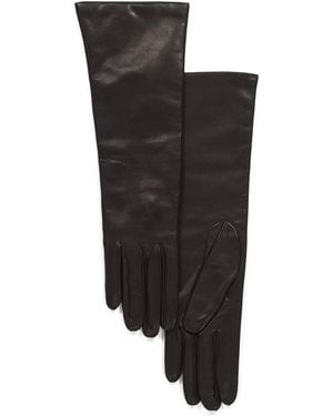 TJ Maxx Leather Gloves With Cashmere Lining For Leather/Cashmere - Black