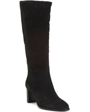 TJ Maxx Suede Catherine 70 Scrunchie Boots For Leather/Suede - Black