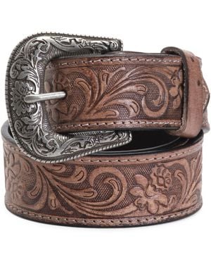 TJ Maxx Leather Western Style Belt For - Brown