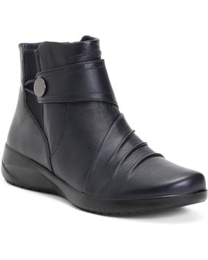 TJ Maxx Leather Kaetlyn Sara Boots For - Black