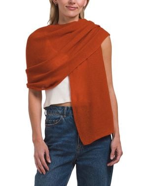 TJ Maxx Cashmere Wrap Scarf - Orange