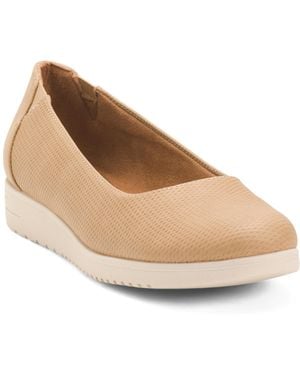 TJ Maxx Idea Ballet Perforated Casual Flats For - Natural