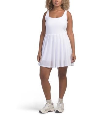 TJ Maxx Mesh Mini Dress For Spandex/Polyester - White