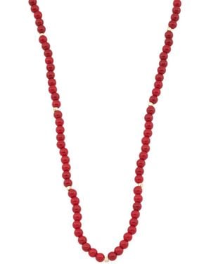 TJ Maxx Plated Stone Necklace - White