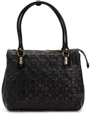 TJ Maxx Leather Hand Bag, Leather - Black