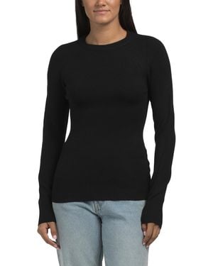 TJ Maxx Baby Soft Raglan Jump Sweater, Nylon/Spandex/Acrylic - Black