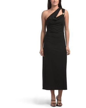 TJ Maxx Tone Hardware Gown For Polyester - Black