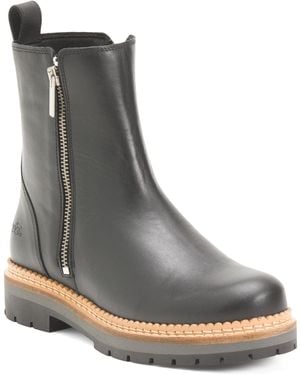 TJ Maxx Leather Among Boots For - Gray