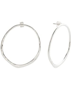 TJ Maxx Sculptural Circle Earrings - Natural