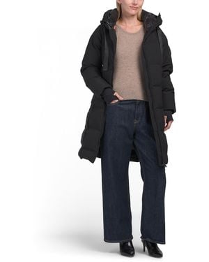 TJ Maxx Cluze Midlength Heavyweight Puffer Jacket, Nylon/Polyester - Black