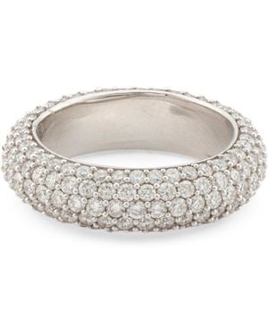 TJ Maxx 14Kt Lab Grown Diamond Pave Band Ring, Diamond - White